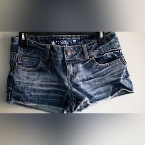 JEAN LOW RISE SHORTS